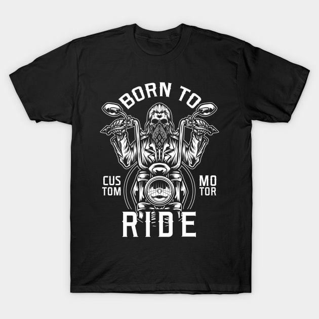 Born to Ride Tazzum T-Shirt by Tazzum